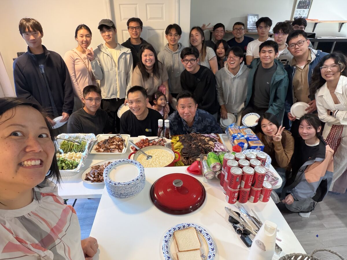ISMP mentors and students together